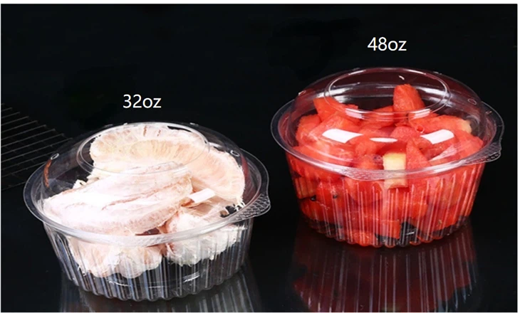 PET Fruit Box Dome Lid With Vent Holes factory
